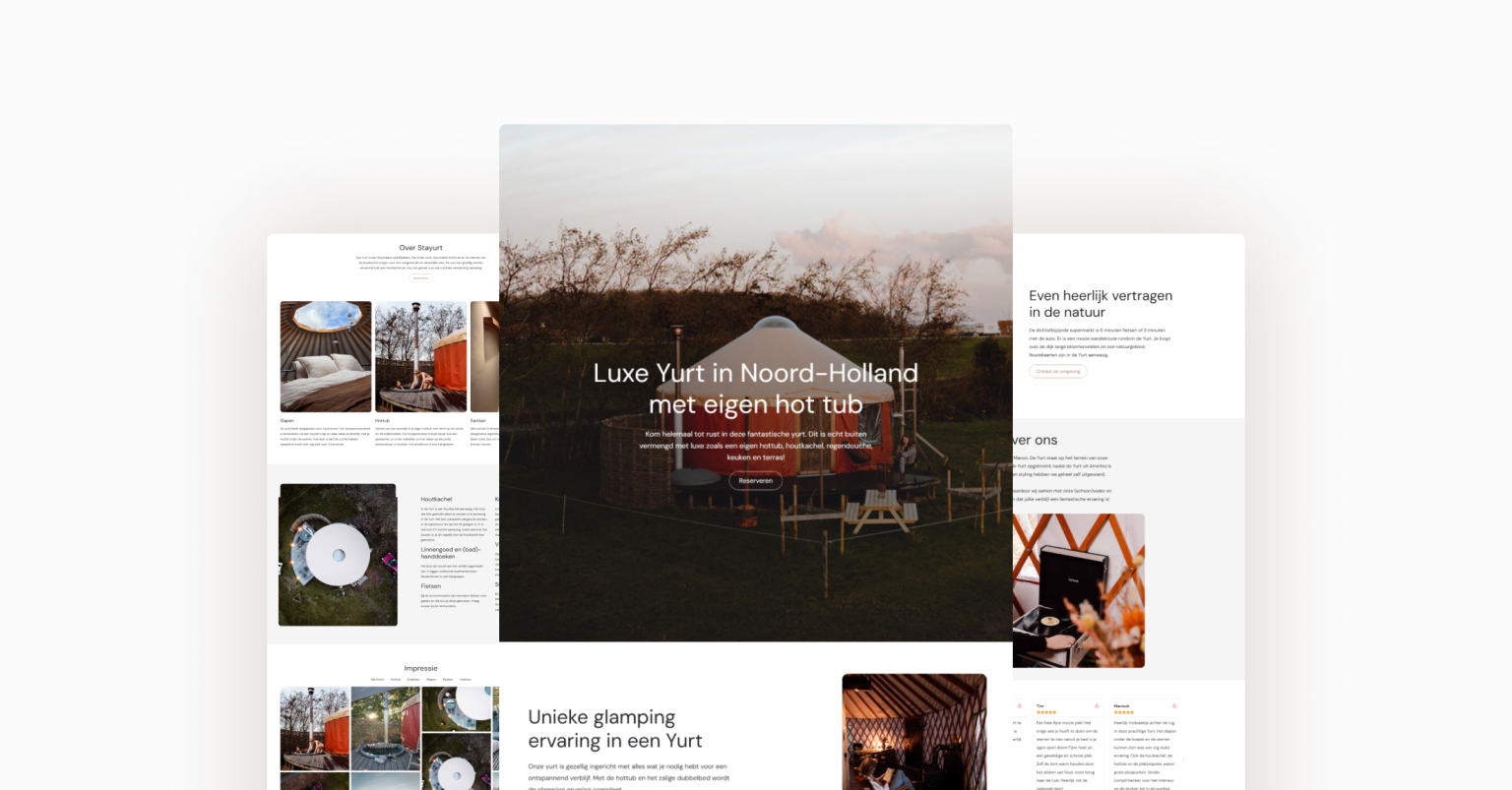 Webdesign voor Stayurt