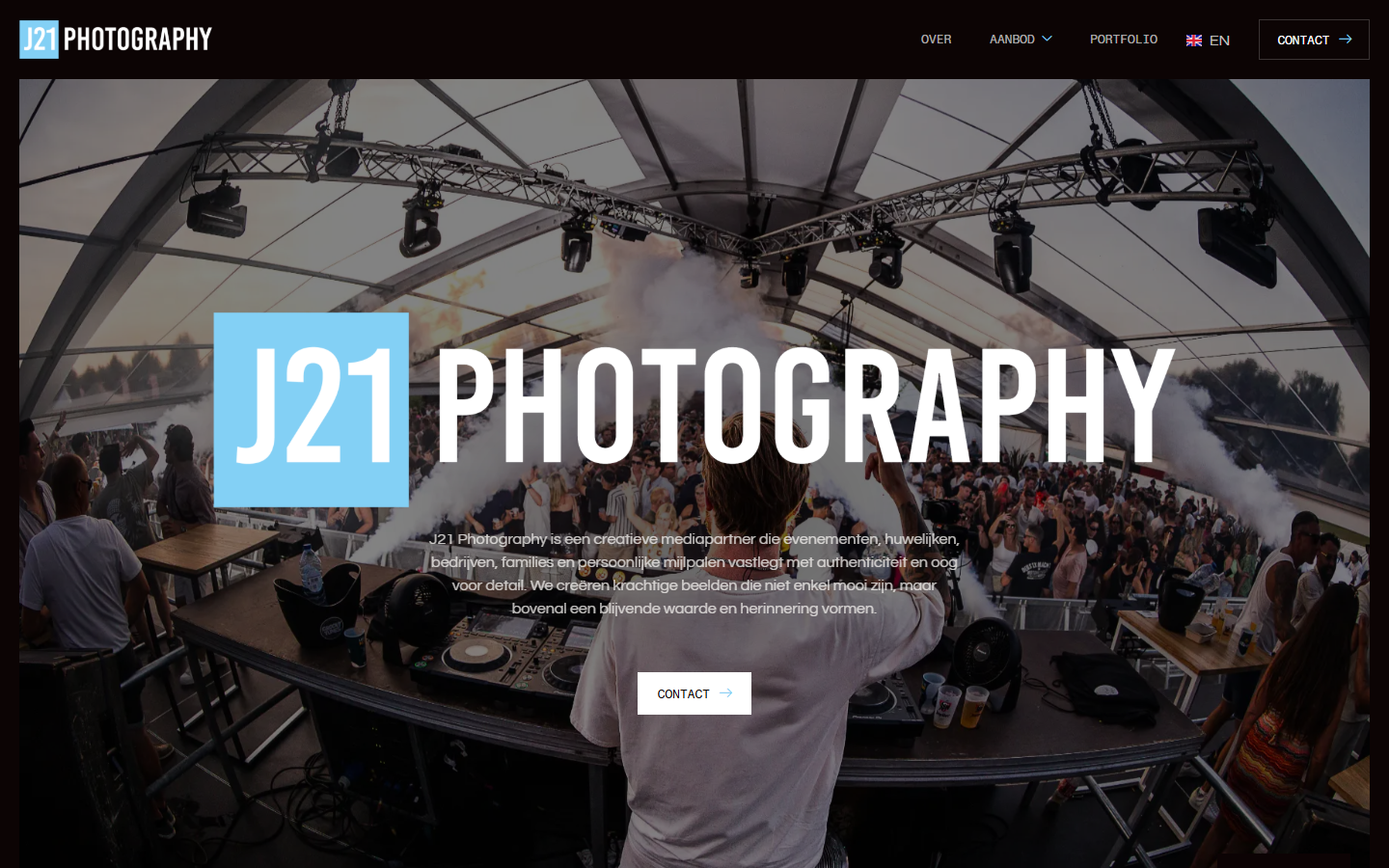 Website van J21 Photography